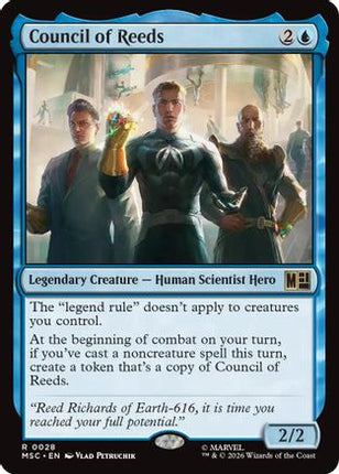 Council of Reeds (028) [Commander: Marvel Super Heroes]