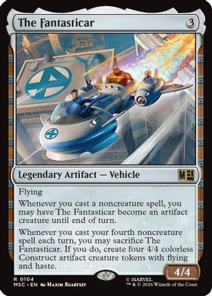 The Fantasticar (Surge Foil) (104) [Commander: Marvel Super Heroes] Foil