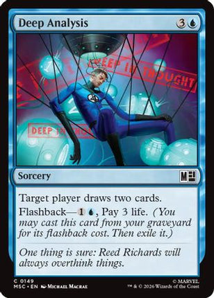 Deep Analysis (Surge Foil) (149) [Commander: Marvel Super Heroes] Foil
