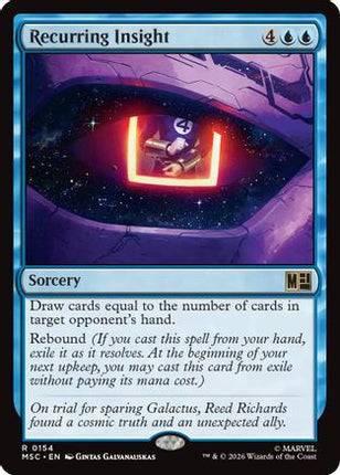 Recurring Insight (154) [Commander: Marvel Super Heroes]