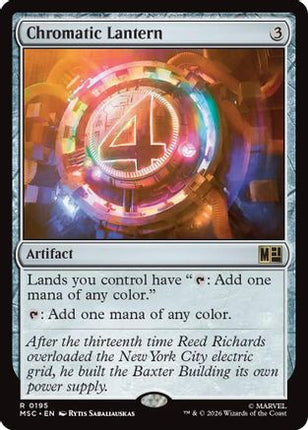 Chromatic Lantern (Surge Foil) (195) [Commander: Marvel Super Heroes] Foil