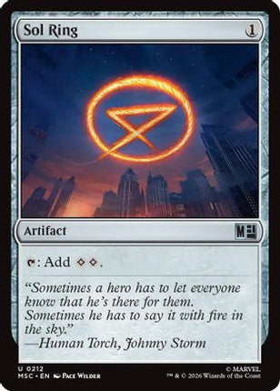 Sol Ring (0212) (212) [Commander: Marvel Super Heroes]