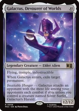 Galactus, Devourer of Worlds (Surge Foil) (008) [Commander: Marvel Super Heroes] Foil