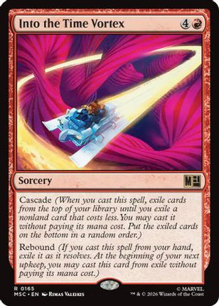 Into the Time Vortex (Surge Foil) (165) [Commander: Marvel Super Heroes] Foil