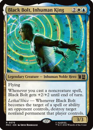 Black Bolt, Inhuman King (076) [Commander: Marvel Super Heroes]