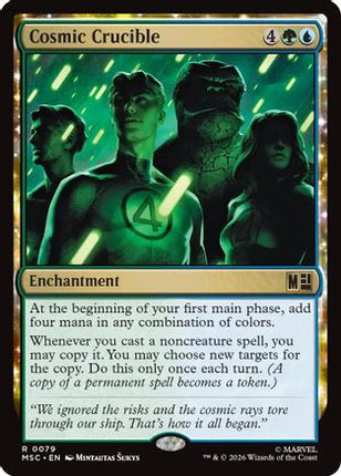 Cosmic Crucible (Surge Foil) (079) [Commander: Marvel Super Heroes] Foil