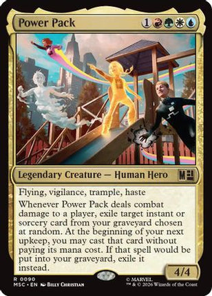 Power Pack (Surge Foil) (090) [Commander: Marvel Super Heroes] Foil