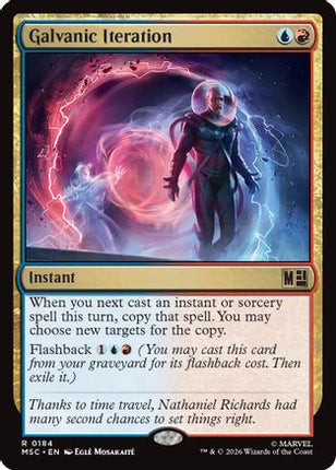 Galvanic Iteration (Surge Foil) (184) [Commander: Marvel Super Heroes] Foil