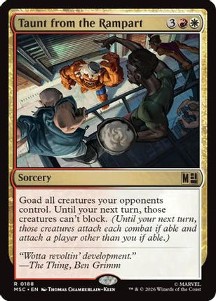 Taunt from the Rampart (188) [Commander: Marvel Super Heroes]