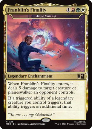 Franklin's Finality - Annie Joins Up (Surge Foil) (281) [Commander: Marvel Super Heroes] Foil