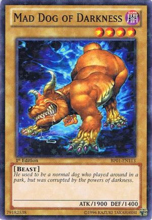 Mad Dog of Darkness (Starfoil) (Starfoil Rare) [BP01-EN113] 1st Edition