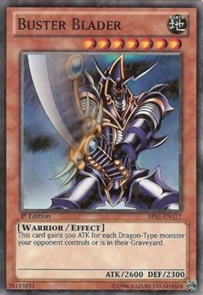 Buster Blader (Starfoil) (Starfoil Rare) [BP01-EN117] Unlimited