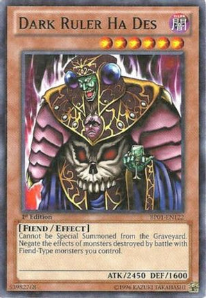 Dark Ruler Ha Des (Starfoil) (Starfoil Rare) [BP01-EN122] Unlimited
