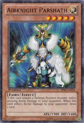 Airknight Parshath (Starfoil) (Starfoil Rare) [BP01-EN124] 1st Edition