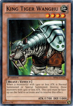 King Tiger Wanghu (Starfoil) (Starfoil Rare) [BP01-EN129] Unlimited