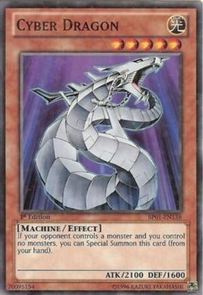 Cyber Dragon (Starfoil) (Starfoil Rare) [BP01-EN138] 1st Edition
