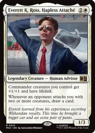 Everett K. Ross, Hapless Attache (Surge Foil) (013) [Commander: Marvel Super Heroes] Foil