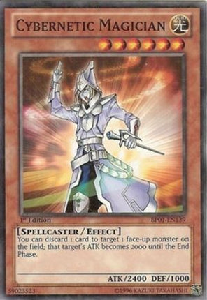 Cybernetic Magician (Starfoil) (Starfoil Rare) [BP01-EN139] 1st Edition