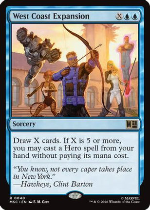 West Coast Expansion (Surge Foil) (040) [Commander: Marvel Super Heroes] Foil