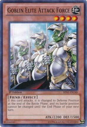 Goblin Elite Attack Force (Starfoil) (Starfoil Rare) [BP01-EN140] 1st Edition