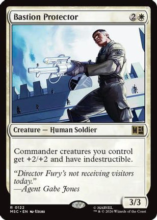 Bastion Protector (Surge Foil) (122) [Commander: Marvel Super Heroes] Foil