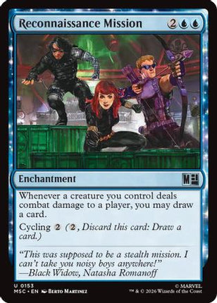Reconnaissance Mission (Surge Foil) (153) [Commander: Marvel Super Heroes] Foil