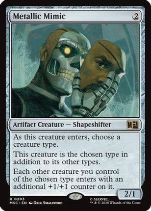 Metallic Mimic (Surge Foil) (203) [Commander: Marvel Super Heroes] Foil
