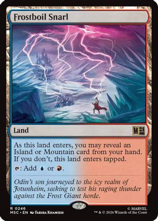 Frostboil Snarl (Surge Foil) (246) [Commander: Marvel Super Heroes] Foil