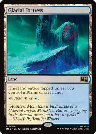 Glacial Fortress (Surge Foil) (248) [Commander: Marvel Super Heroes] Foil