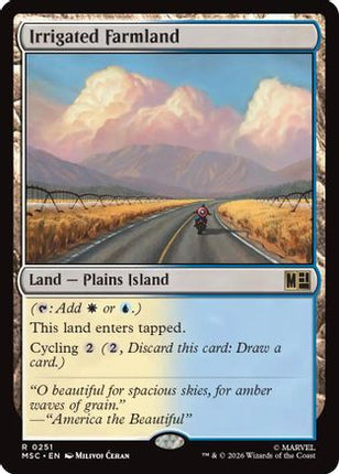 Irrigated Farmland (Surge Foil) (251) [Commander: Marvel Super Heroes] Foil