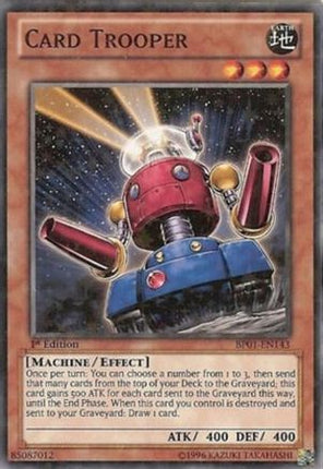 Card Trooper (Starfoil) (Starfoil Rare) [BP01-EN143] 1st Edition