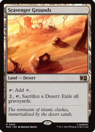 Scavenger Grounds (Surge Foil) (263) [Commander: Marvel Super Heroes] Foil