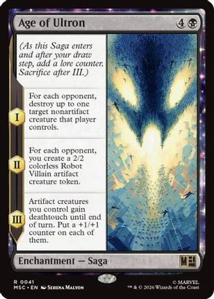 Age of Ultron (Surge Foil) (041) [Commander: Marvel Super Heroes] Foil