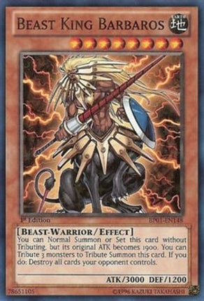 Beast King Barbaros (Starfoil) (Starfoil Rare) [BP01-EN148] 1st Edition