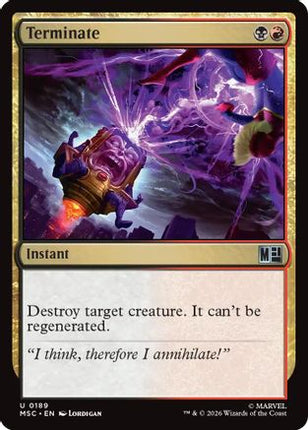 Terminate (189) [Commander: Marvel Super Heroes]