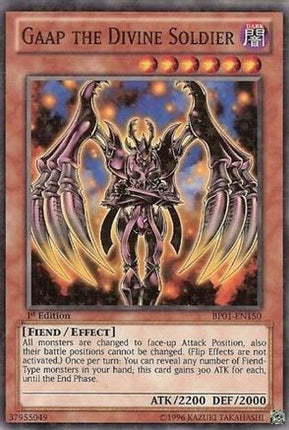 Gaap the Divine Soldier (Starfoil) (Starfoil Rare) [BP01-EN150] 1st Edition