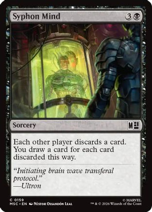 Syphon Mind (Surge Foil) (159) [Commander: Marvel Super Heroes] Foil