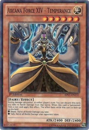 Arcana Force XIV - Temperance (Starfoil) (Starfoil Rare) [BP01-EN151] 1st Edition