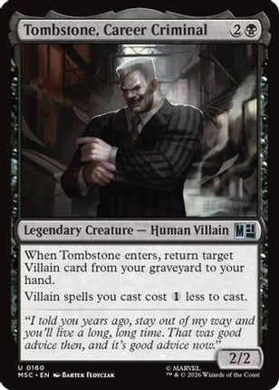 Tombstone, Career Criminal (0160) (160) [Commander: Marvel Super Heroes]