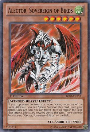 Alector, Sovereign of Birds (Starfoil) (Starfoil Rare) [BP01-EN153] Unlimited