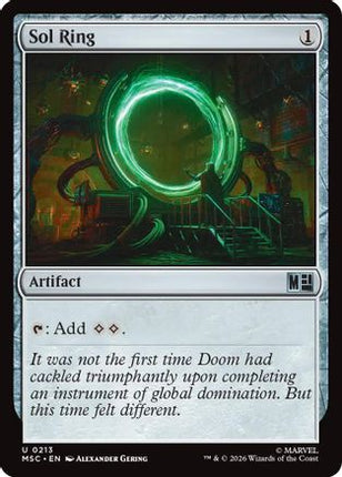 Sol Ring (0213) (Surge Foil) (213) [Commander: Marvel Super Heroes] Foil
