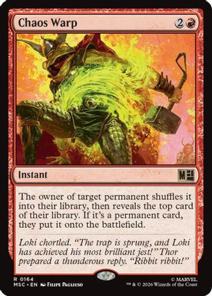 Chaos Warp (Surge Foil) (164) [Commander: Marvel Super Heroes] Foil