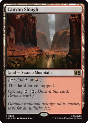 Canyon Slough (Surge Foil) (228) [Commander: Marvel Super Heroes] Foil