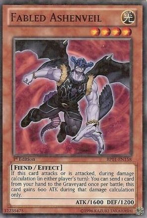 Fabled Ashenveil (Starfoil) (Starfoil Rare) [BP01-EN158] Unlimited