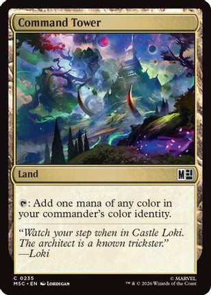 Command Tower (0235) (Surge Foil) (235) [Commander: Marvel Super Heroes] Foil