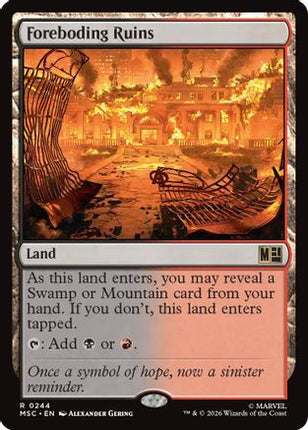 Foreboding Ruins (244) [Commander: Marvel Super Heroes]