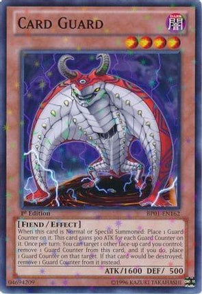Card Guard (Starfoil) (Starfoil Rare) [BP01-EN162] 1st Edition