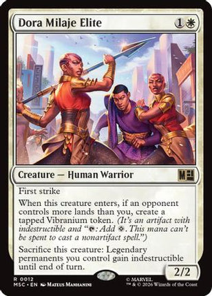 Dora Milaje Elite (012) [Commander: Marvel Super Heroes]