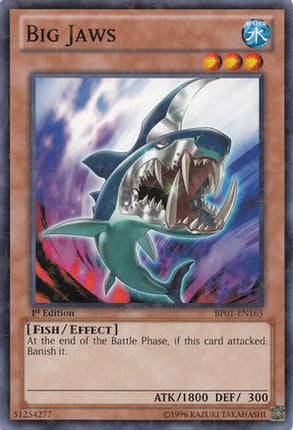 Big Jaws (Starfoil) (Starfoil Rare) [BP01-EN165] Unlimited