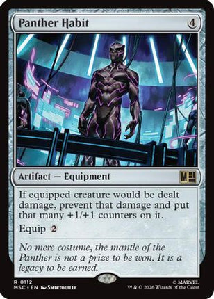 Panther Habit (112) [Commander: Marvel Super Heroes]